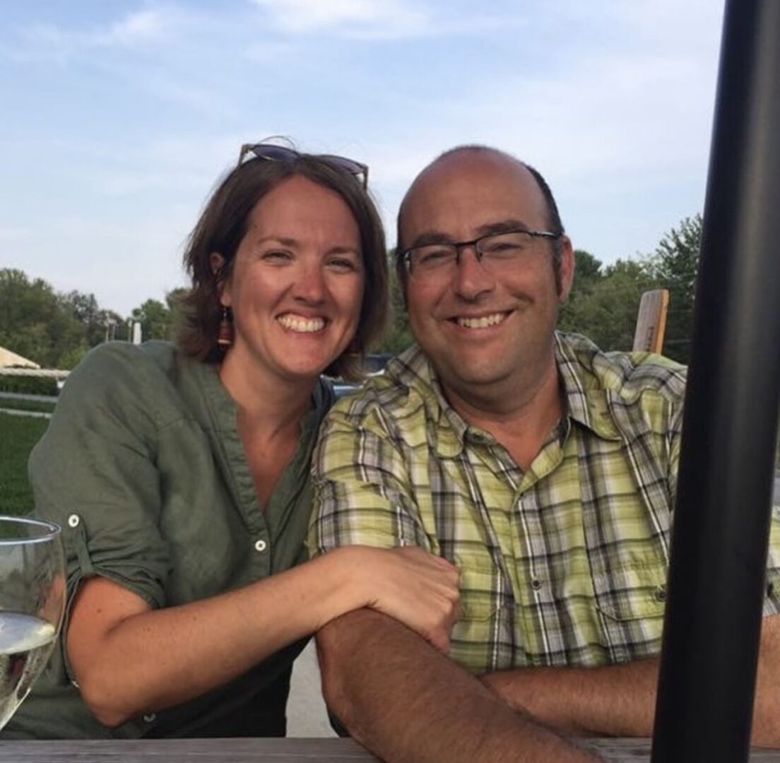 Dave, owner of Dave's Maine Cafe, with his wife